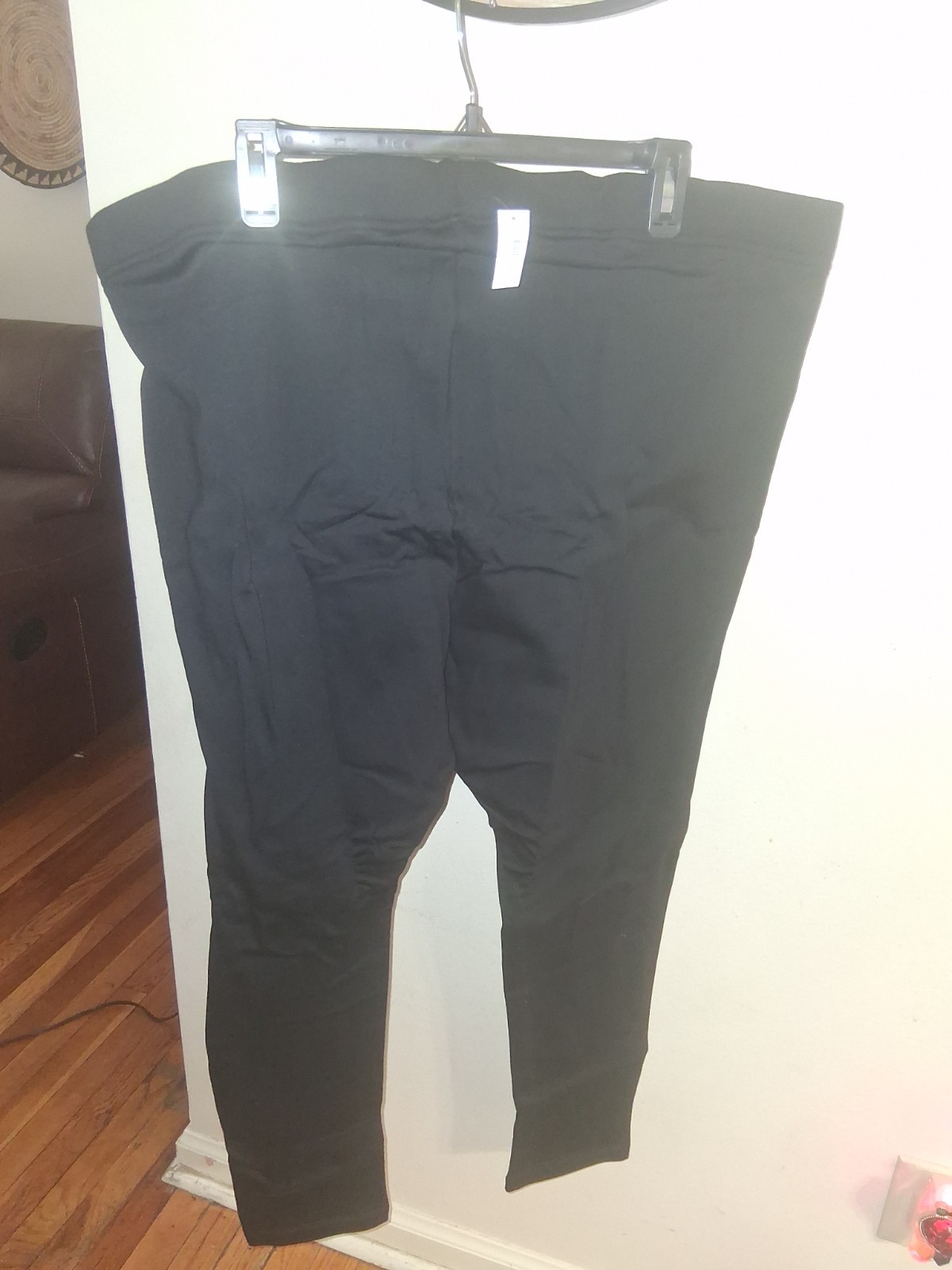 Old Navy Womens Plus Size Black High Waisted Fleece Lined Leggings Size 3X
