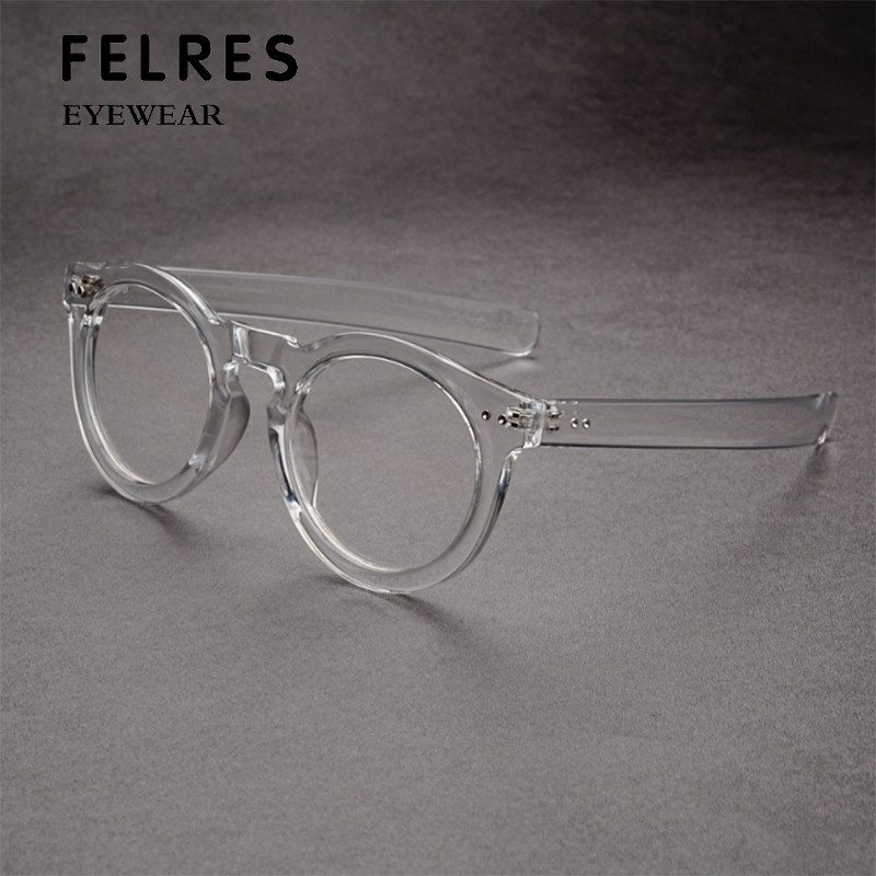 Classic Round Thick Frame Sunglasses For Men Women Outdoor Glasses UV Protection