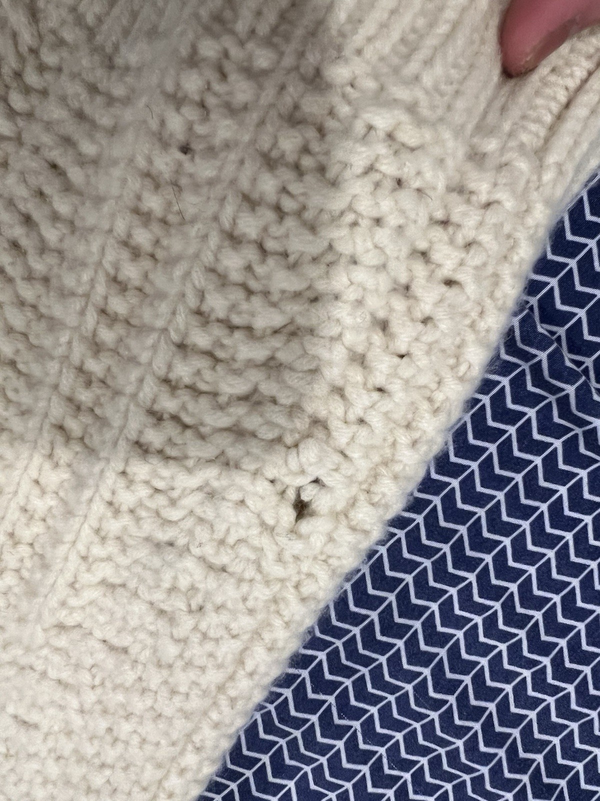 The Row Ivory Cable Knit Wool Sweater Women’s Size S READ
