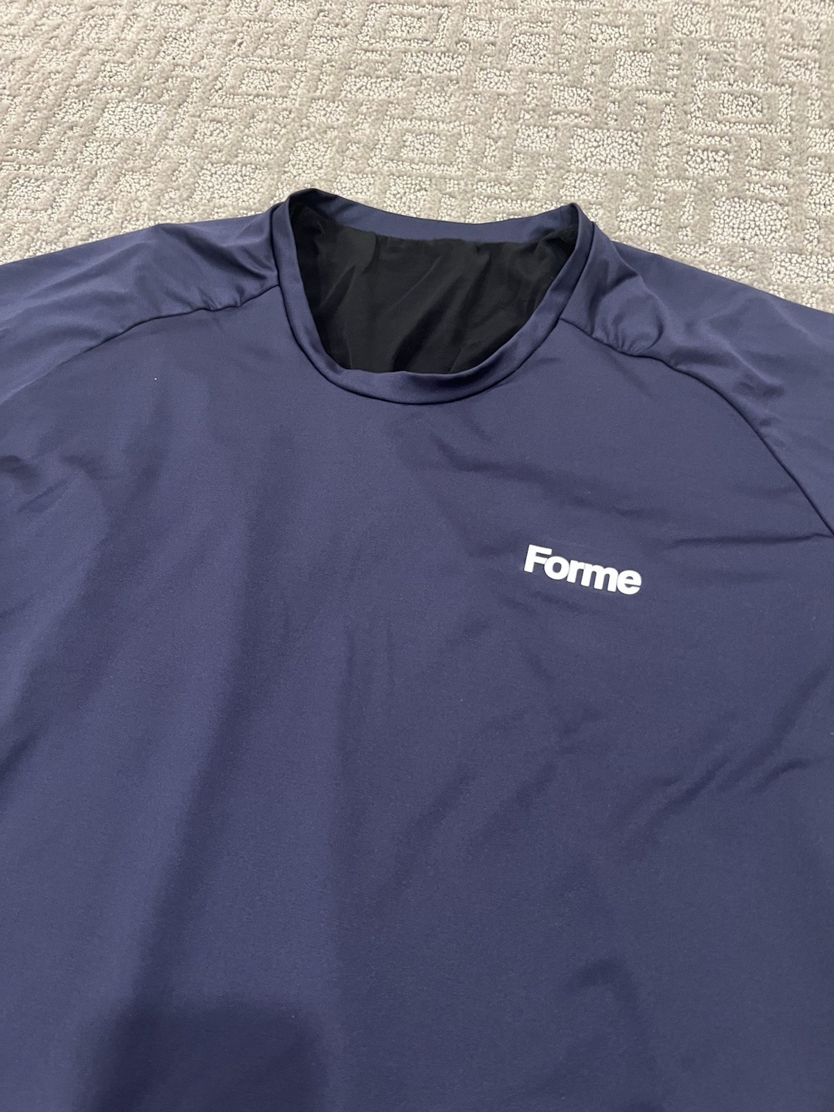 Forme Science Recovery Posture Correcting T Shirt Men’s XL Blue Short Sleeve