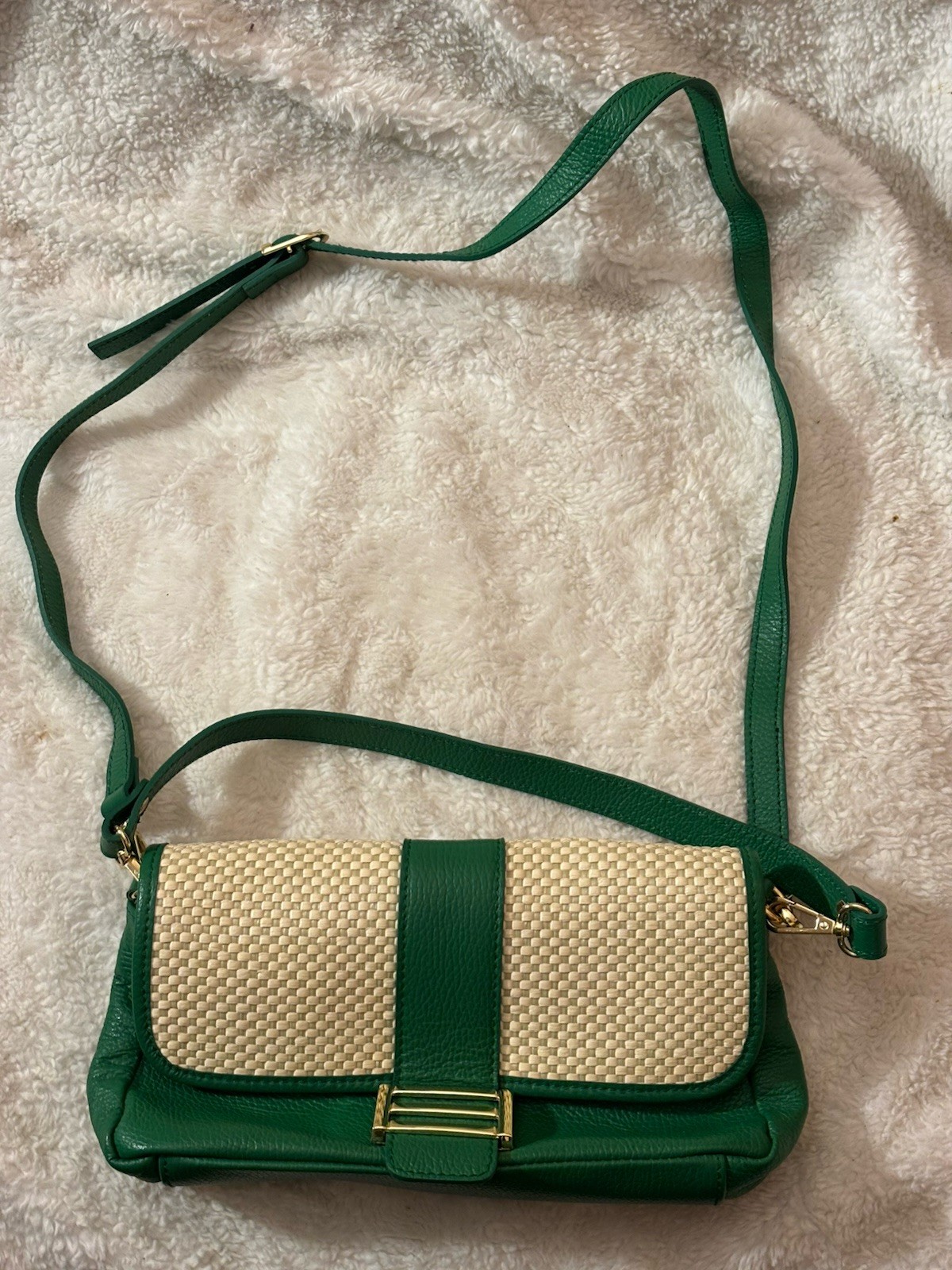 Divina Firenze Shoulder Bag Emerald Green