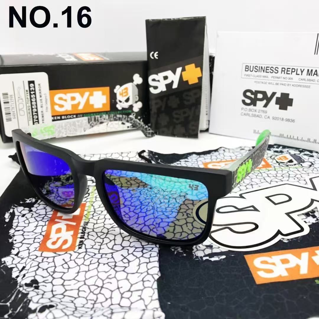 New Spy Polarized Sunglasses Men Classic Ken Block Unisex Square Original Box.