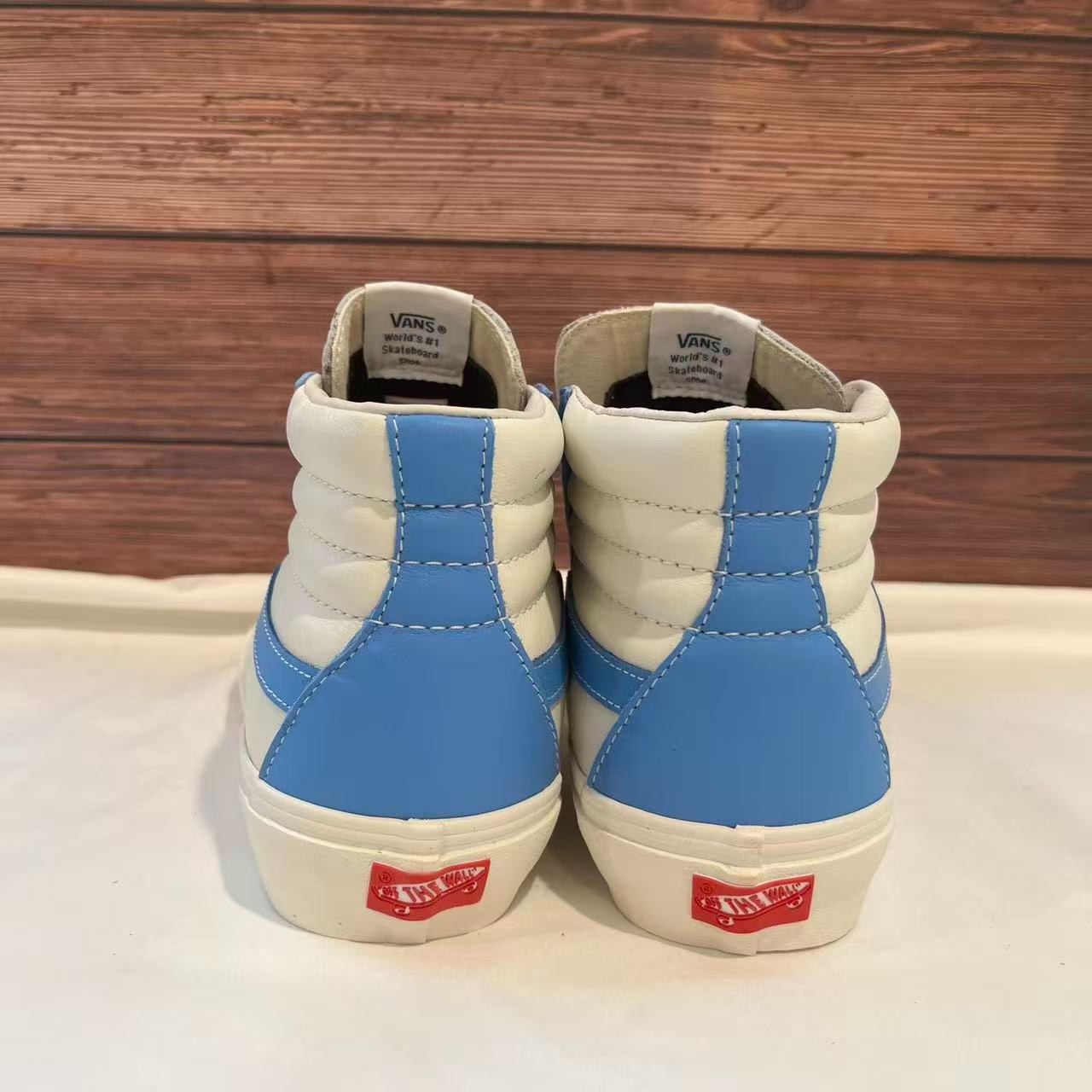 Vans-SK8-HI Reissue VLT LX ‘Bonnie Blue Marshmallow’ Shoes VN0A4BVHXG0