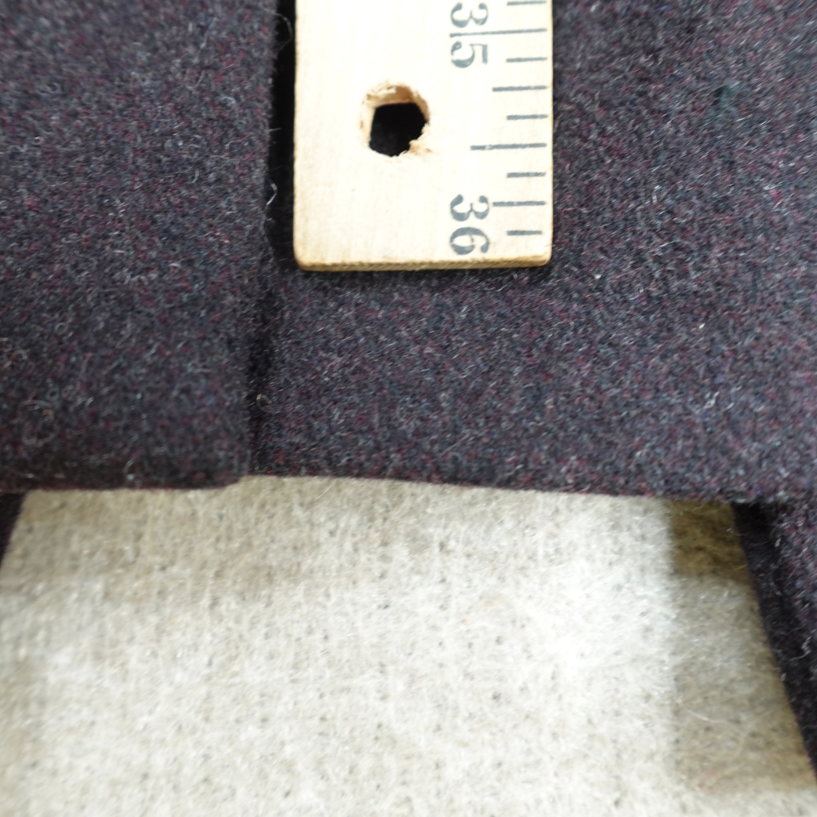 Banana Republic Medium Red Maroon Top Coat Melton Wool Mario Bellucci