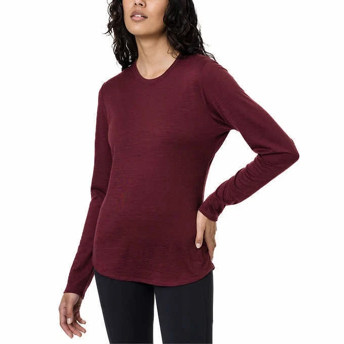 Seg’ments Ladies’ 100% Merino Wool Long Sleeve Top Size-XS