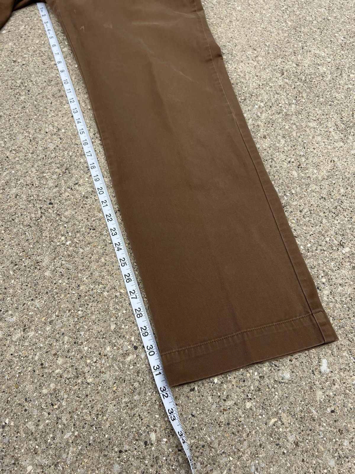 Polo Ralph Lauren Mens Classic Chino Pants Brown 36×34 Vintage 90s 100% Cotton