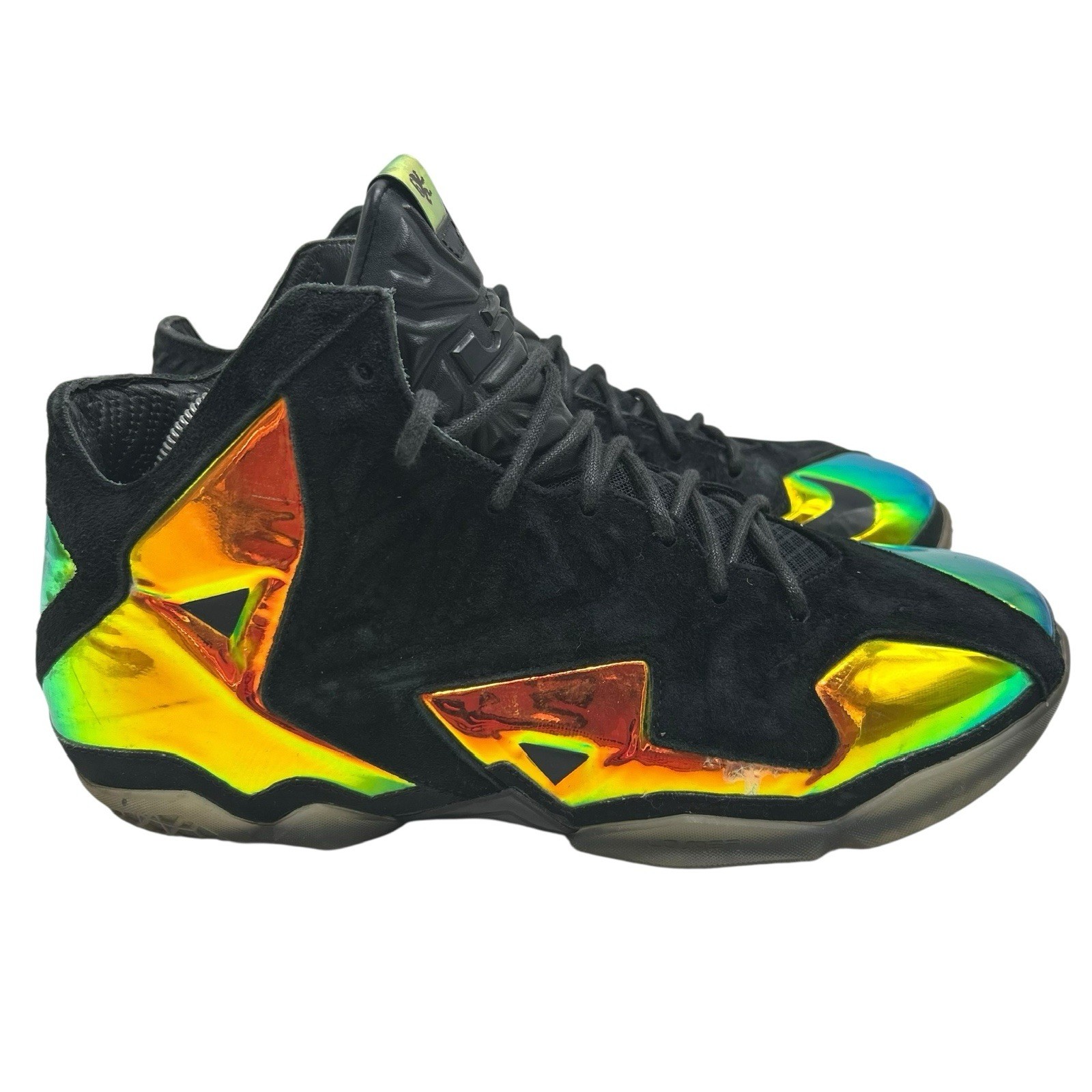 Nike LeBron 11 EXT QS Kings Crown Men’s Size 9.5 US 677693-001 Black Basketball