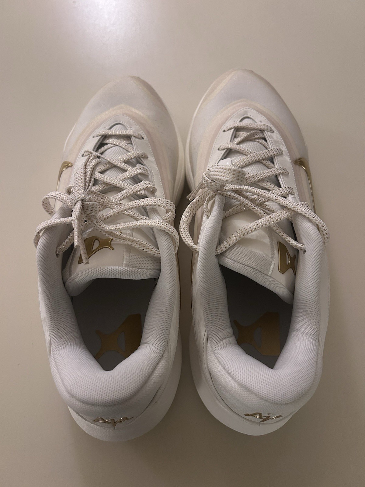 Nike A’ja Wilson A’One White & Gold Men’s Size 11.5