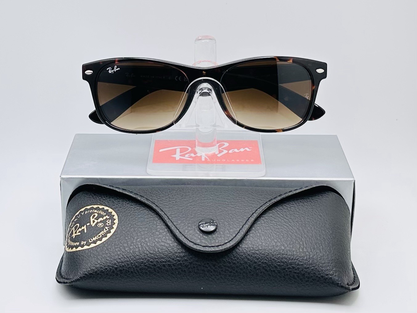 Ray-Ban RB2132 New Wayfarer Classic 55mm Unisex Sunglasses – Brown Gradient Lens