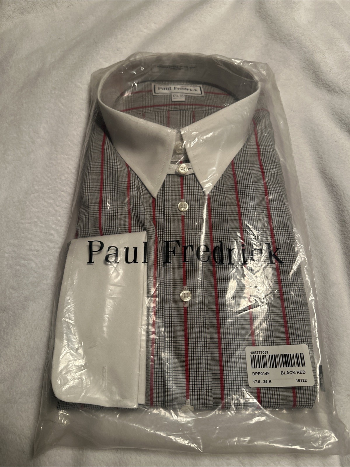 paul frederick dress shirt 17 1/2 35