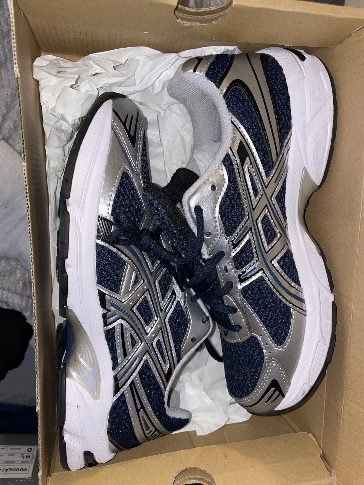 ASICS Men’s Gel-1130 French Blue Pure Silver Sneakers Size 8