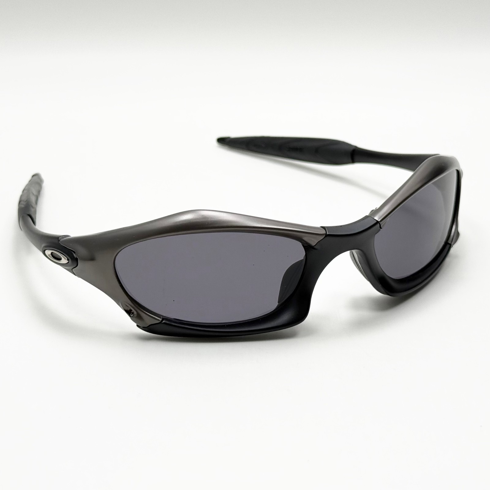 Oakley Splice Sunglasses Gunmetal Black Frame Black Lens Triple Black