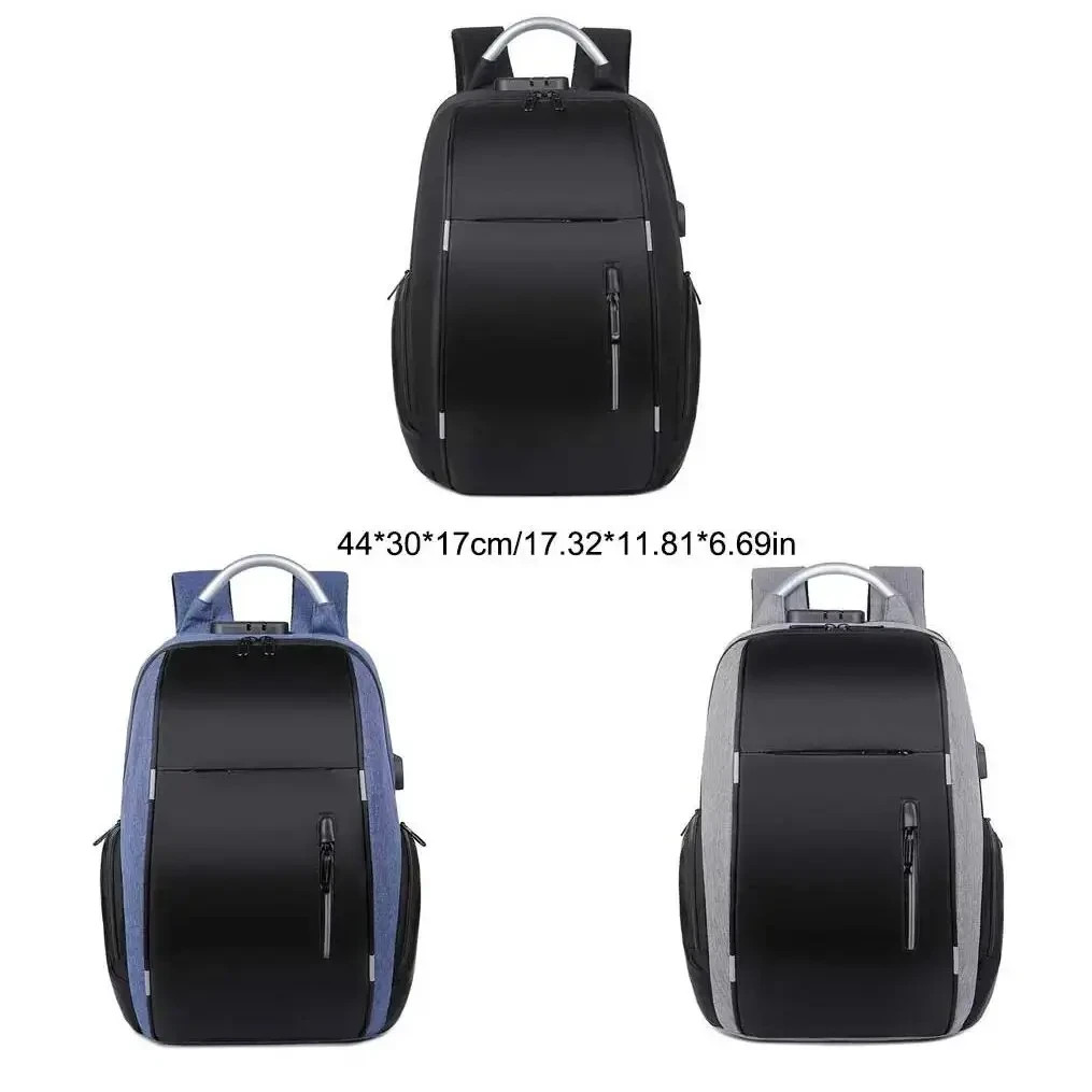 Anti theft Laptop Backpack USB Charging Travel Bag Hidden Zippers TSA approved
