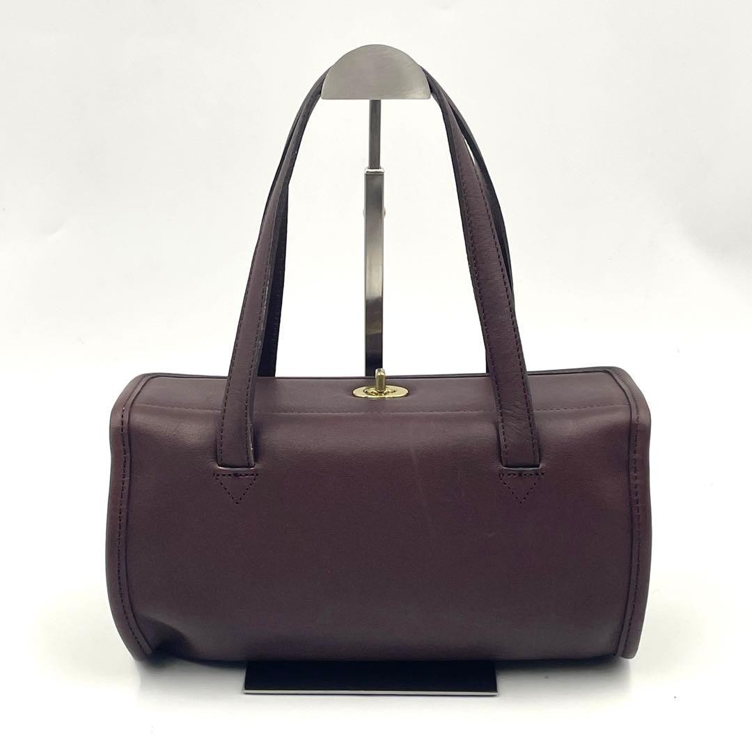 Excellent Condition Old Coach Handbag 2-way Shoulder Bag Turnlock 9045
