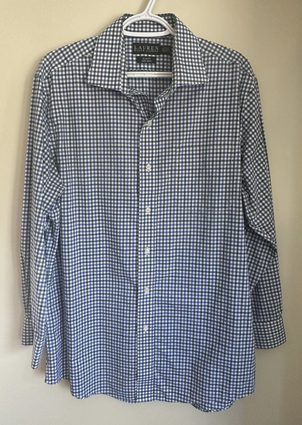 Lauren Ralph Lauren Slim Fit Dress Shirt Men’s Size 16 1/2 Neck