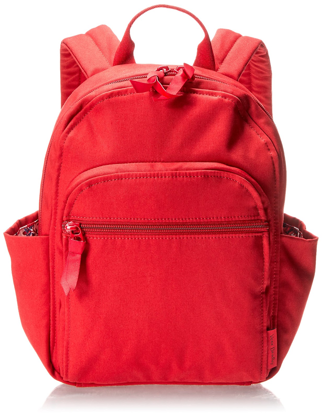 Vera Bradley Women’s Cotton Small One Size, Cardinal Red – Recycled