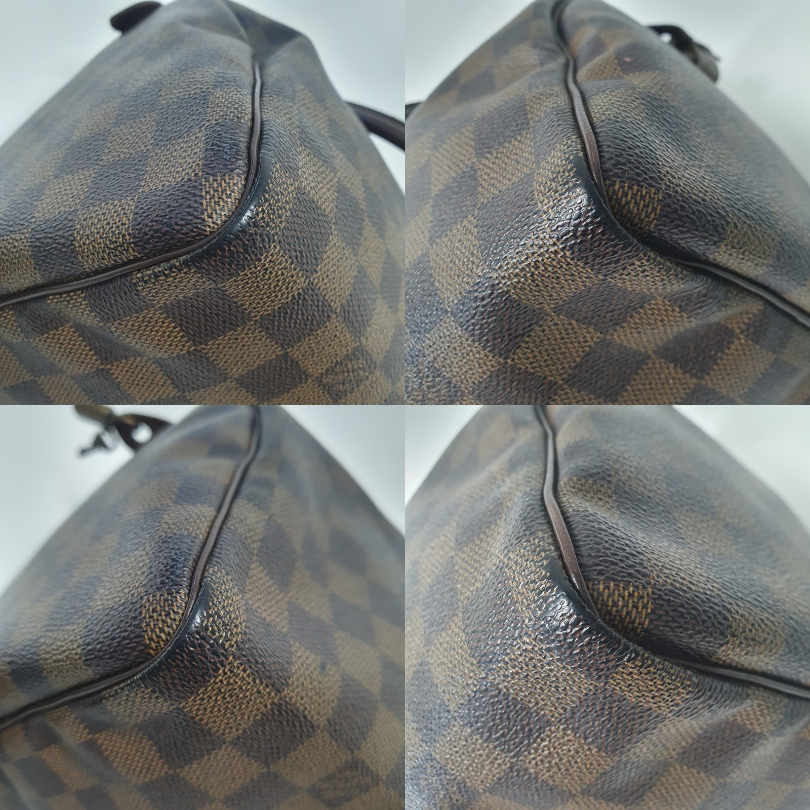 Authentic Louis Vuitton Speedy 30 Damier Ebene N41531 Genuine Daily Bag CLA488