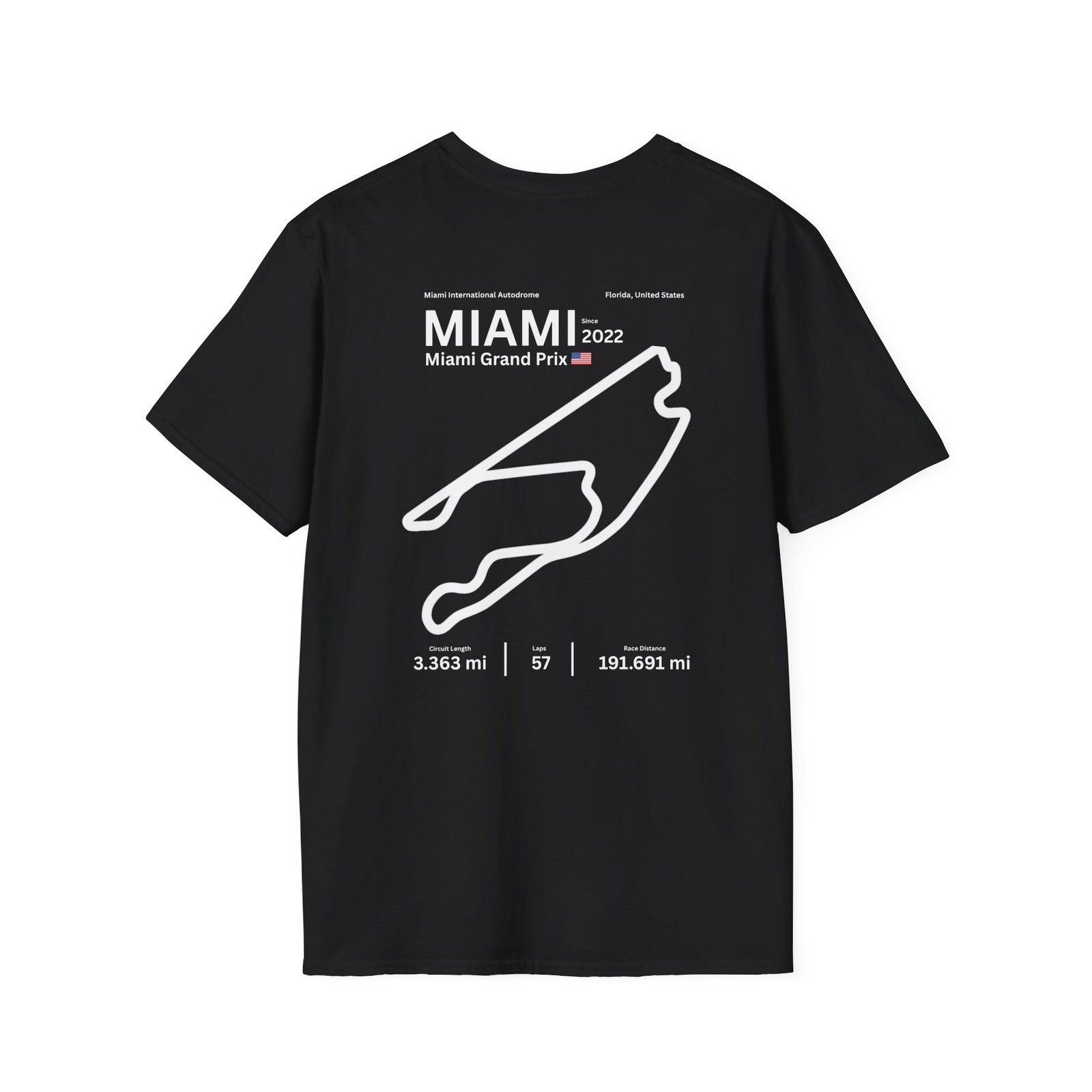 Miami Autodrome Circuit Shirt | Miami Grand Prix Track Tee | Racing Gift