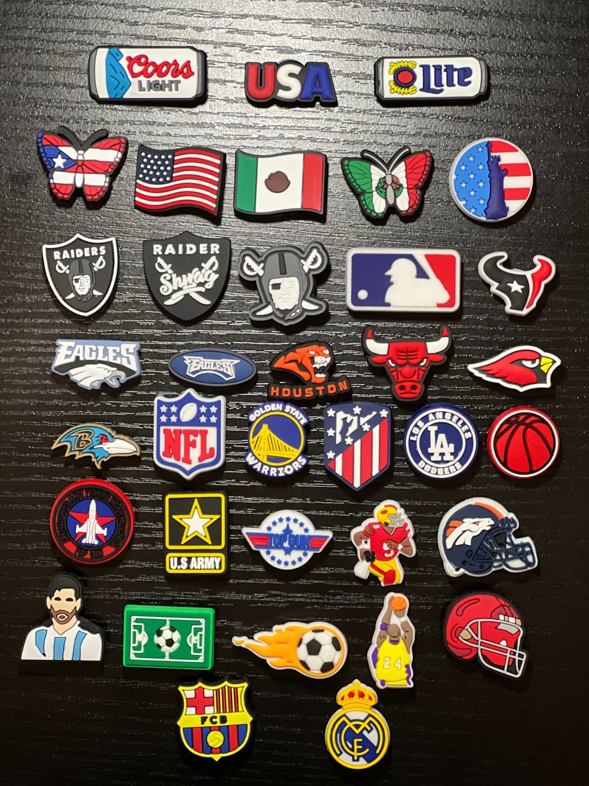 110-90-60-30 pcs Random Shoe Charms FOR Croc & Bracelet & shoe Wristband RANDOM