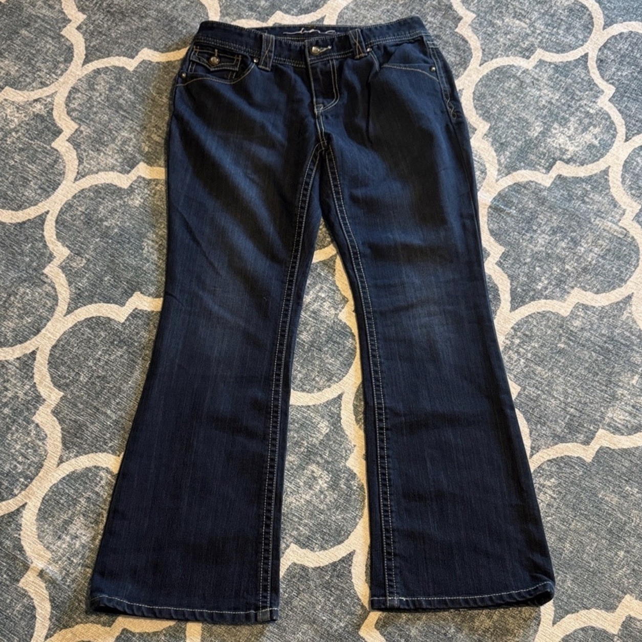 INC Denim 8P Dark Wash Bootcut Jeans