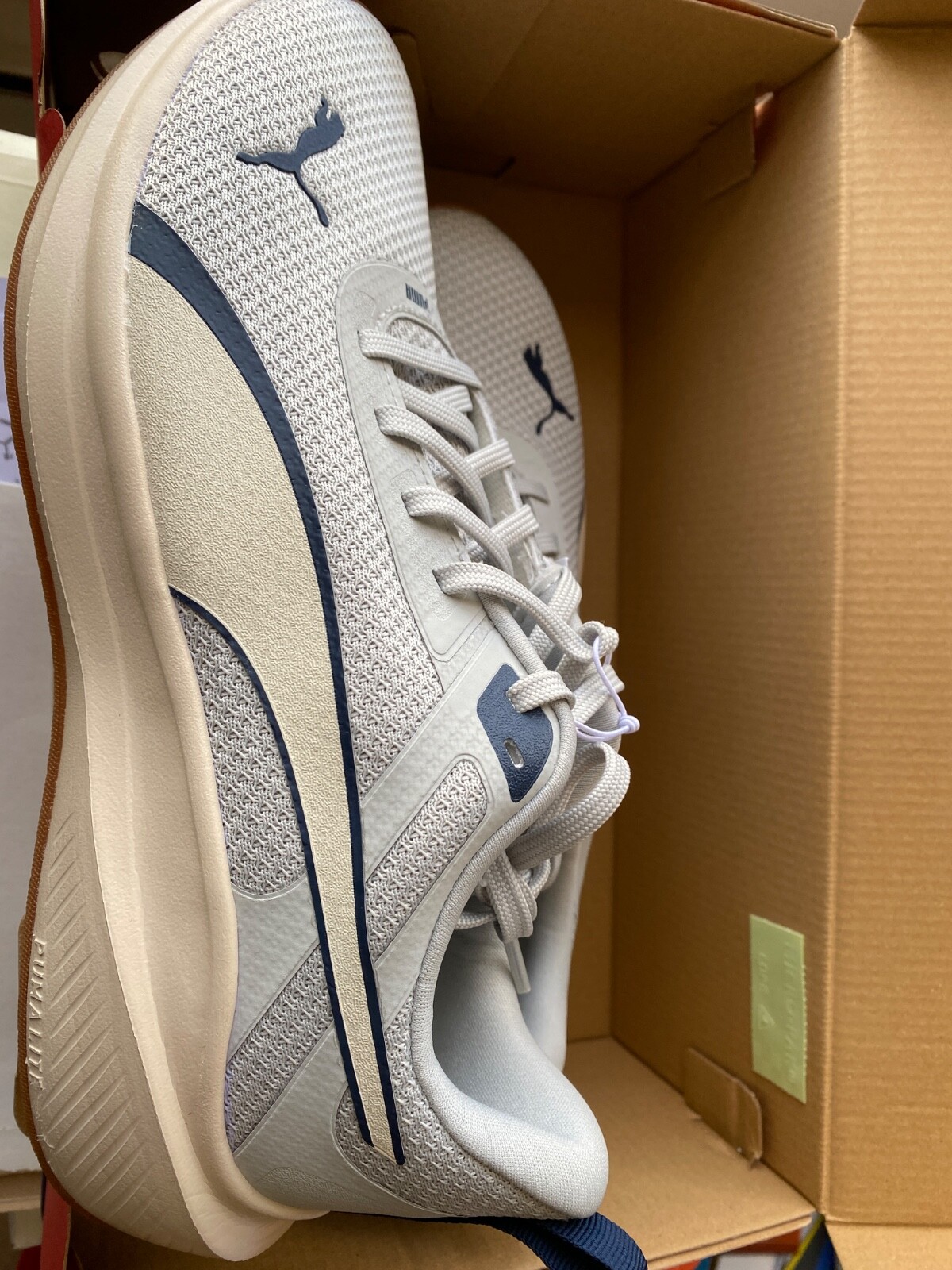 NWT PUMA Men’s Rocket Fuel Sneaker Mesh Upper Fused Synthetic Overlays Size 9.5