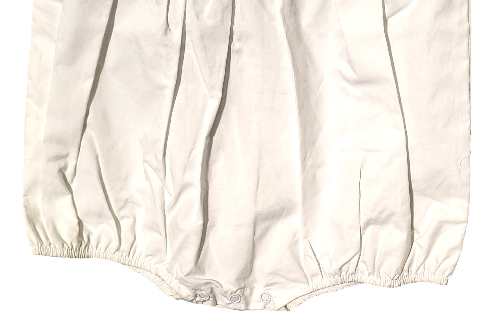 Mud Pie Bubble Romper White Christening Outfit Girl’s One-Piece 0-6 Months