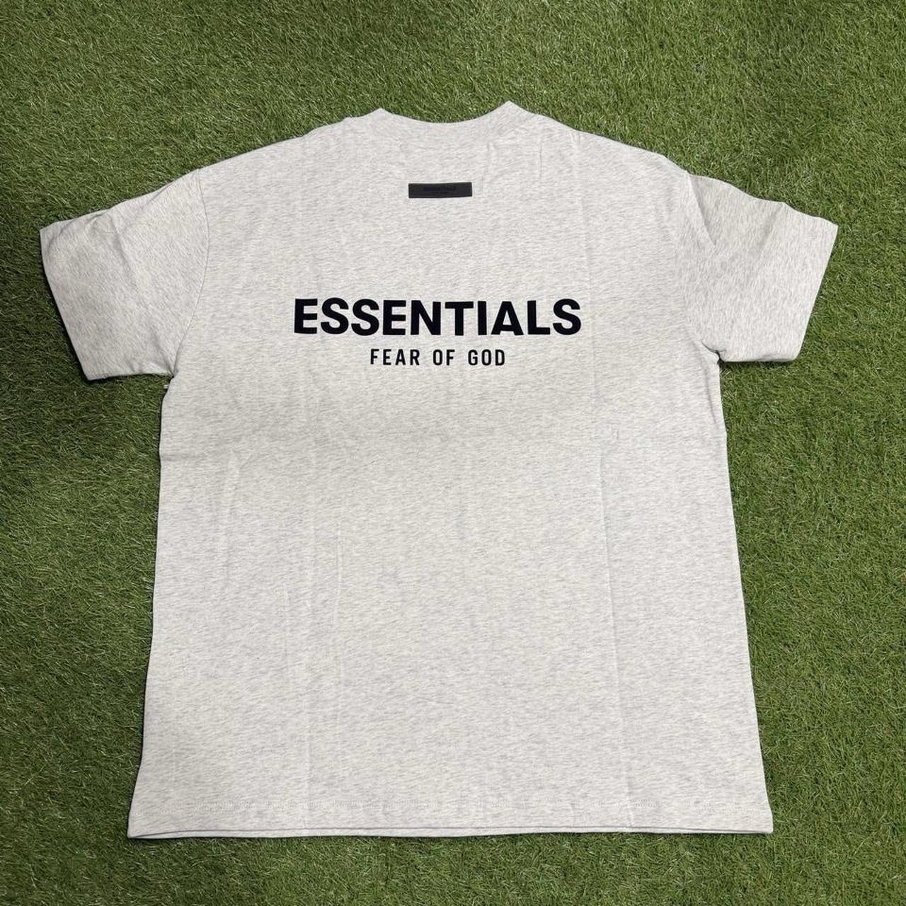 ESSENTIALS Fear of God Logo Crew Neck Short Sleeve T-Shirt Men’s M Multicolor