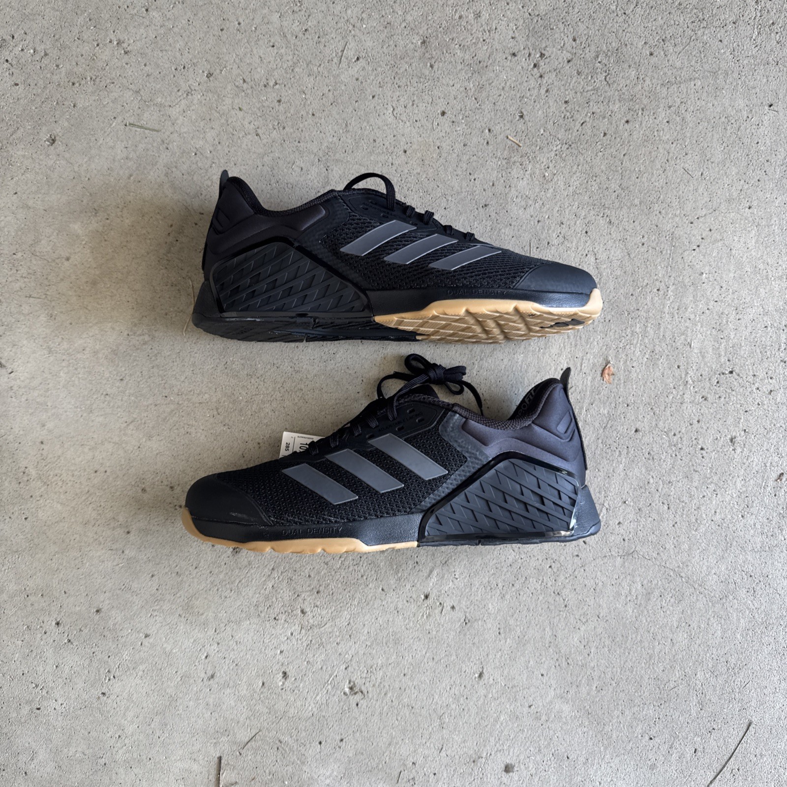 Adidas Dropset 3 Trainer Black Grey Gum Men Size 10.5 Cross Training IH8292 NEW