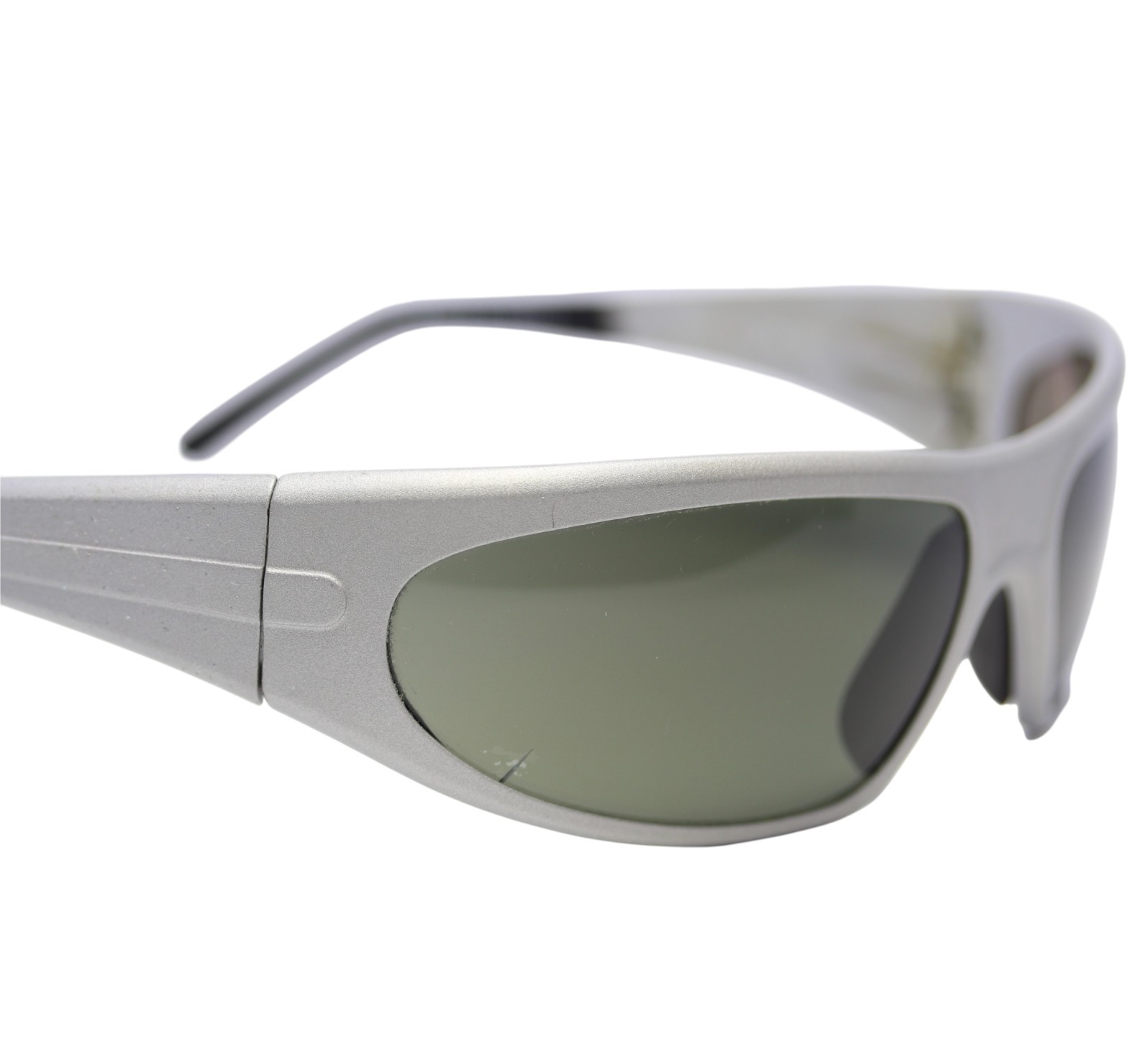 VINTAGE PORSCHE DESIGN P0072 ALUMINUM WRAPAROUND SUNGLASSES 65MM MADE IN AUSTRIA