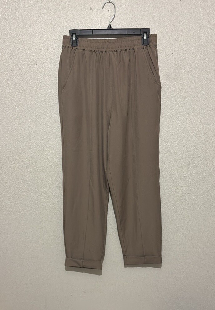 Varley – Oakland Turn-Up Taper Pant 25” Size Small Khaki