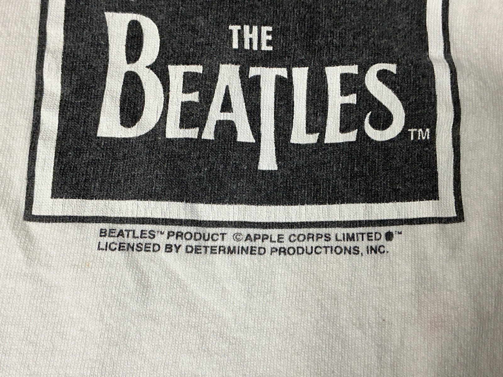 The Beatles Fab 4 Vintage Shirt 1990 XL Baseball Style Free Shipping returns