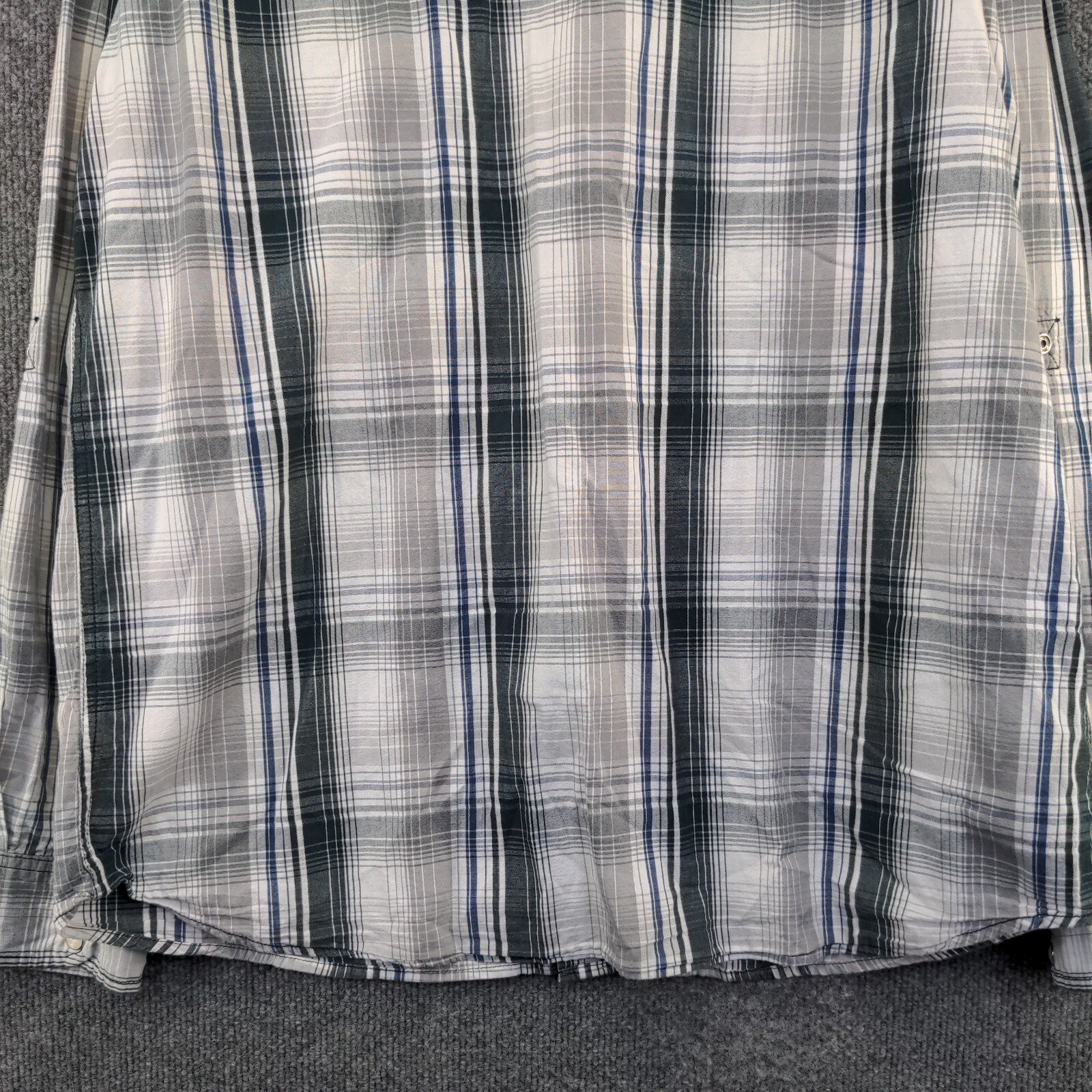 Supply Company USA Men’s Snap Up Shirt XL Long Sleeve Plaid Multicolor Plaid