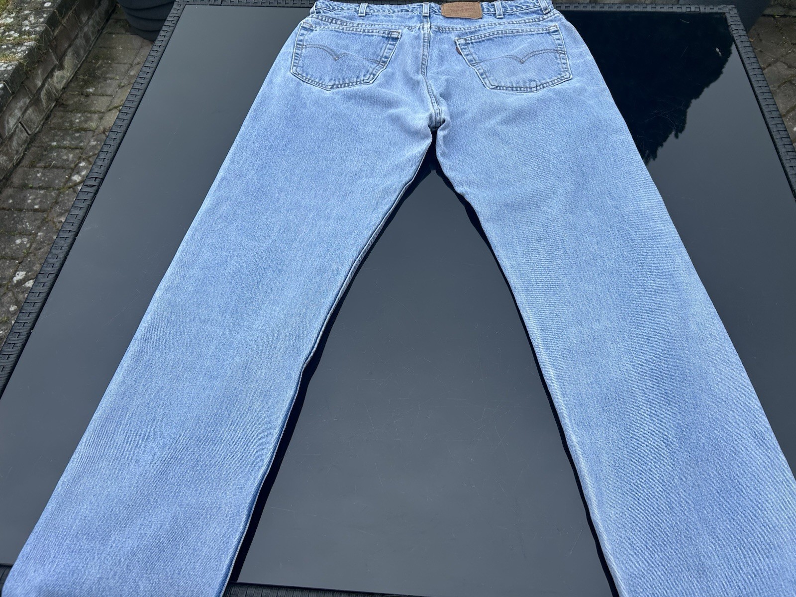 Levi 505 Regular Straight Fit Waist 39in Inside Leg 34in 100% Cotton In Denim