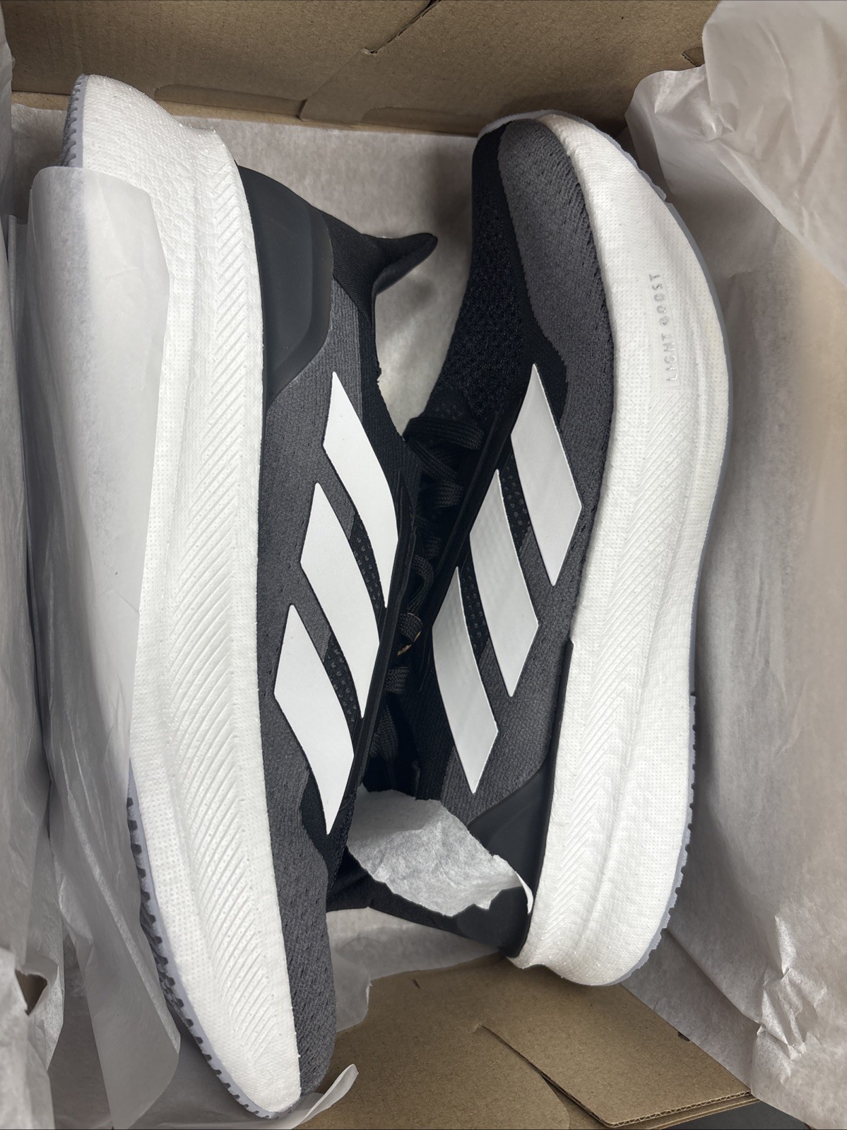 Adidas Ultraboost 5x Black White and Grey Size 9 Men’s Running Shoes