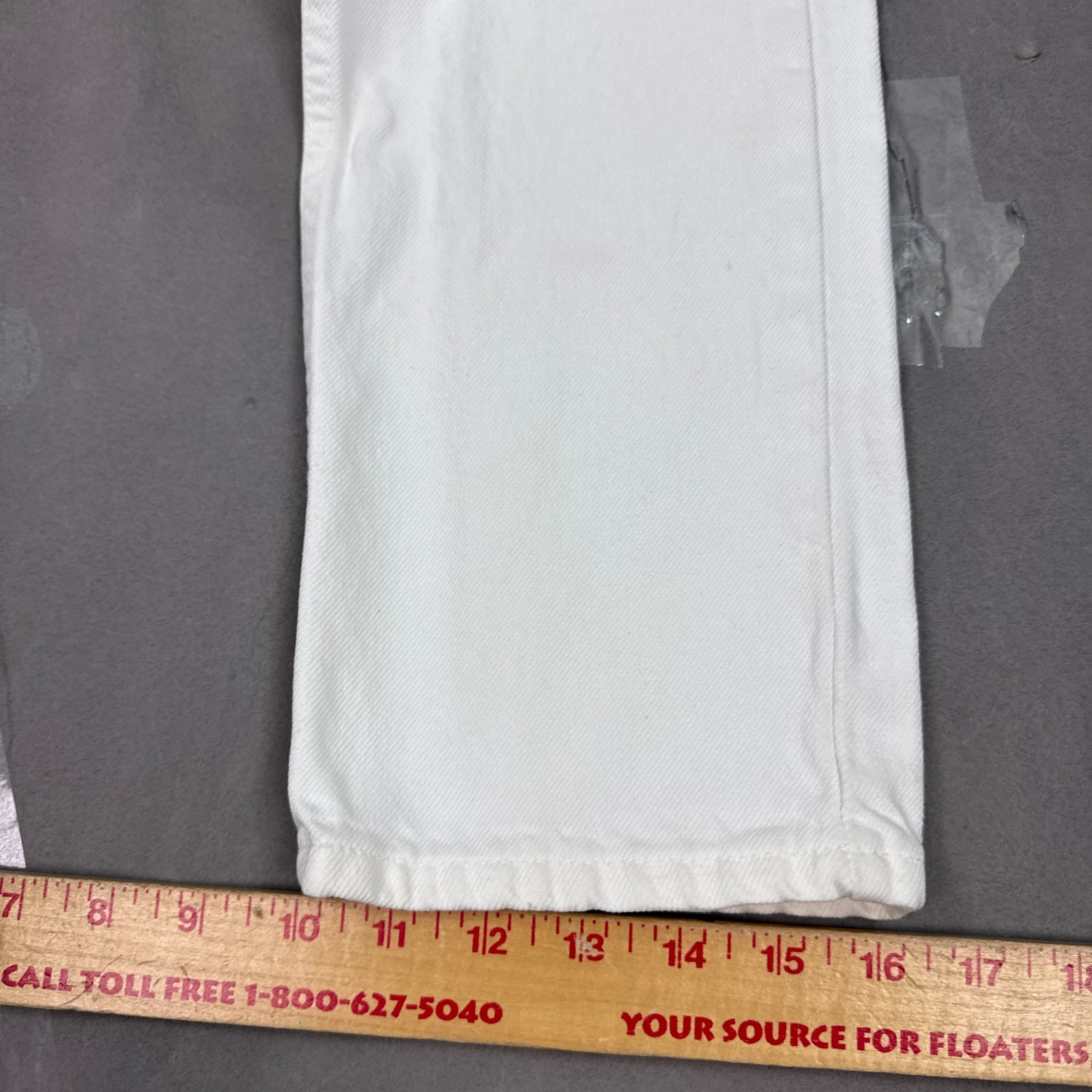 Vintage Levis Jeans Mens 29×30 White 90s Orange Tab Made USA Denim Pants Painter