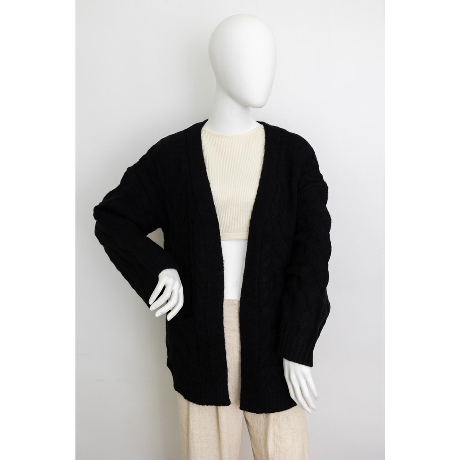 Dreamy Days Cable Knit Open-Front Cardigan – Cozy & Stylish for All Seasons