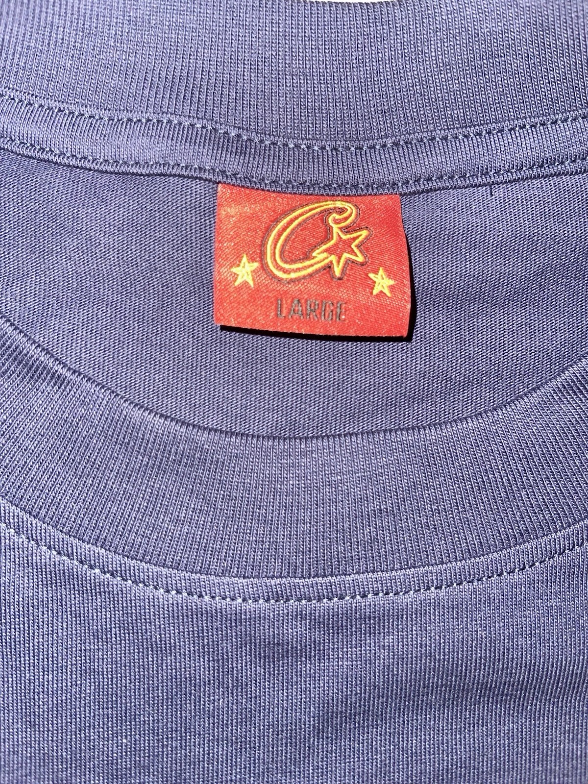 Corteiz DA STATES USA Exclusive Tee Shirt Blue Size L IN HAND NOW