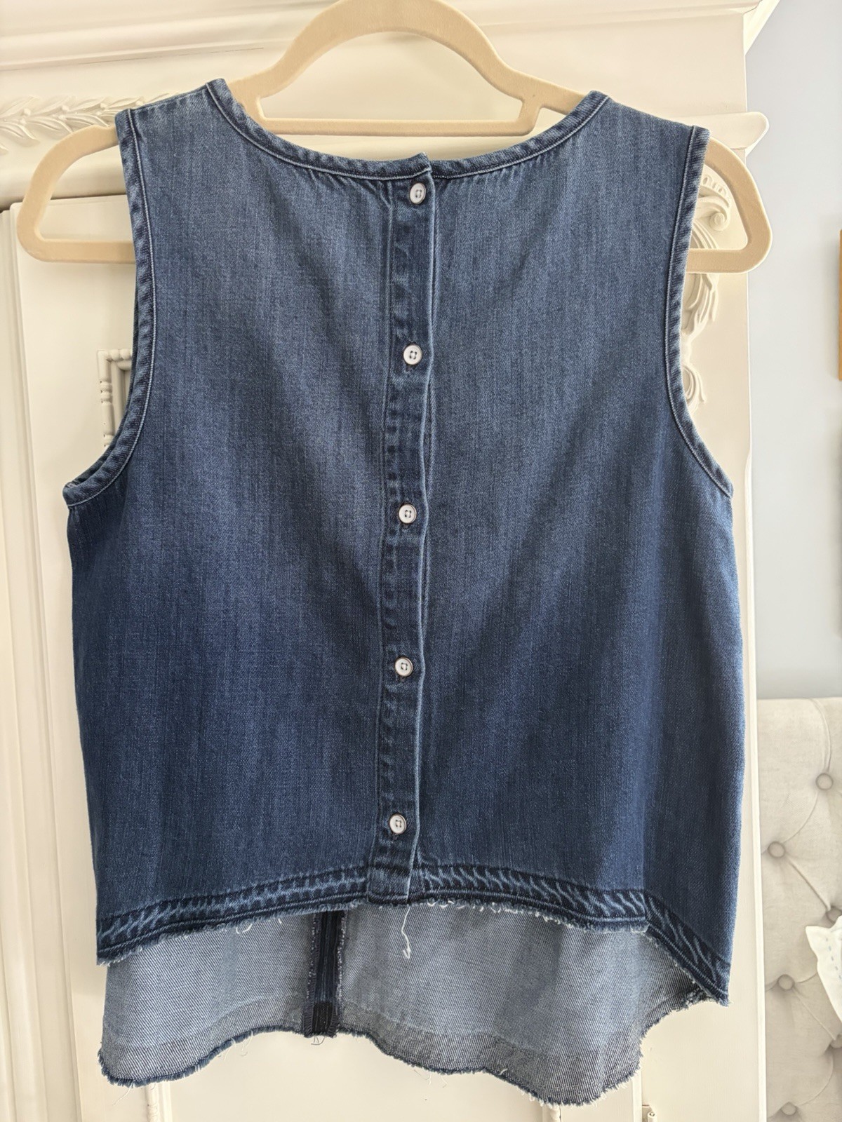 Anthrpologie Cloth & Stone Sleeveless Denim Tank, Size S
