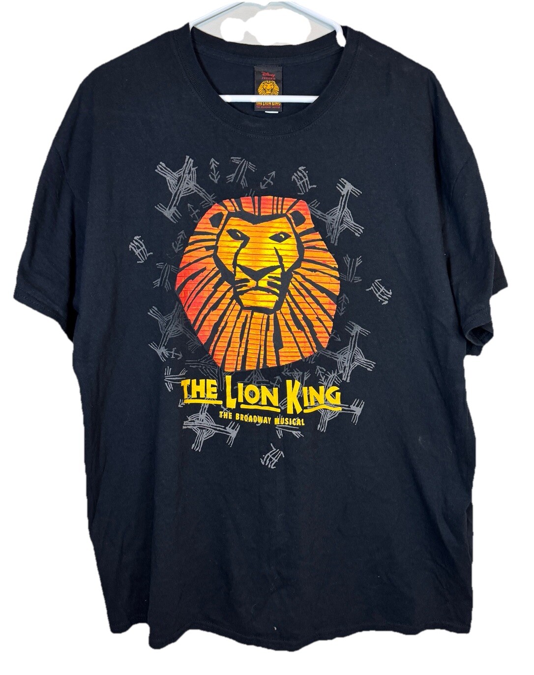 Disney The Lion King Broadway Musical T Shirt Men’s 2XL Official 100% Cotton