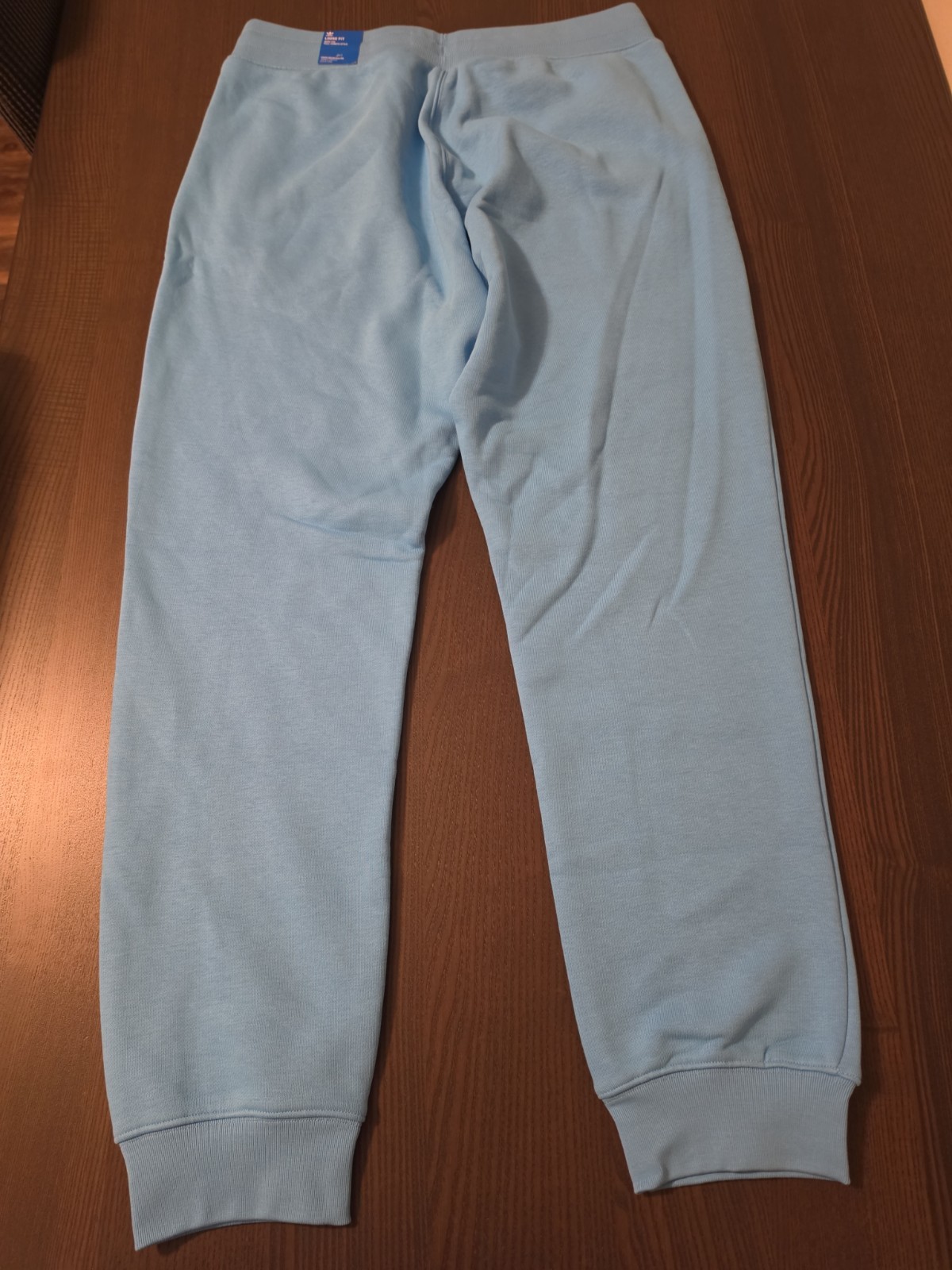 Adidas Essentials Sweatpants Semi Blue Cuffed Size Large