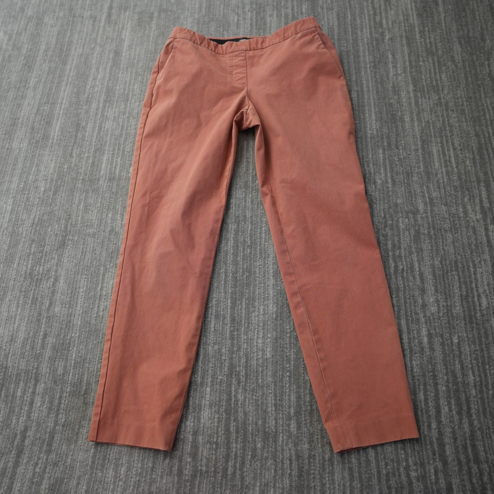 Theory Pants Women Pull On Cotton Nylon Made In USA Size 2 Measured 27.5×25.5