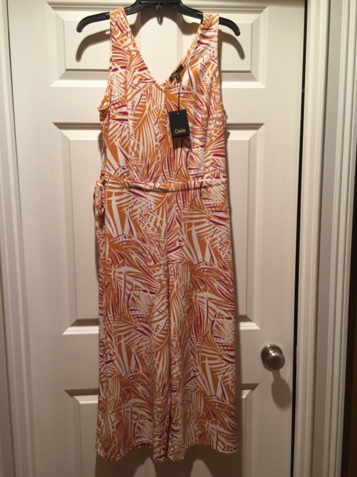 Dalia Size 6 Multicolor Sleeveless Jumpsuit New with Tags