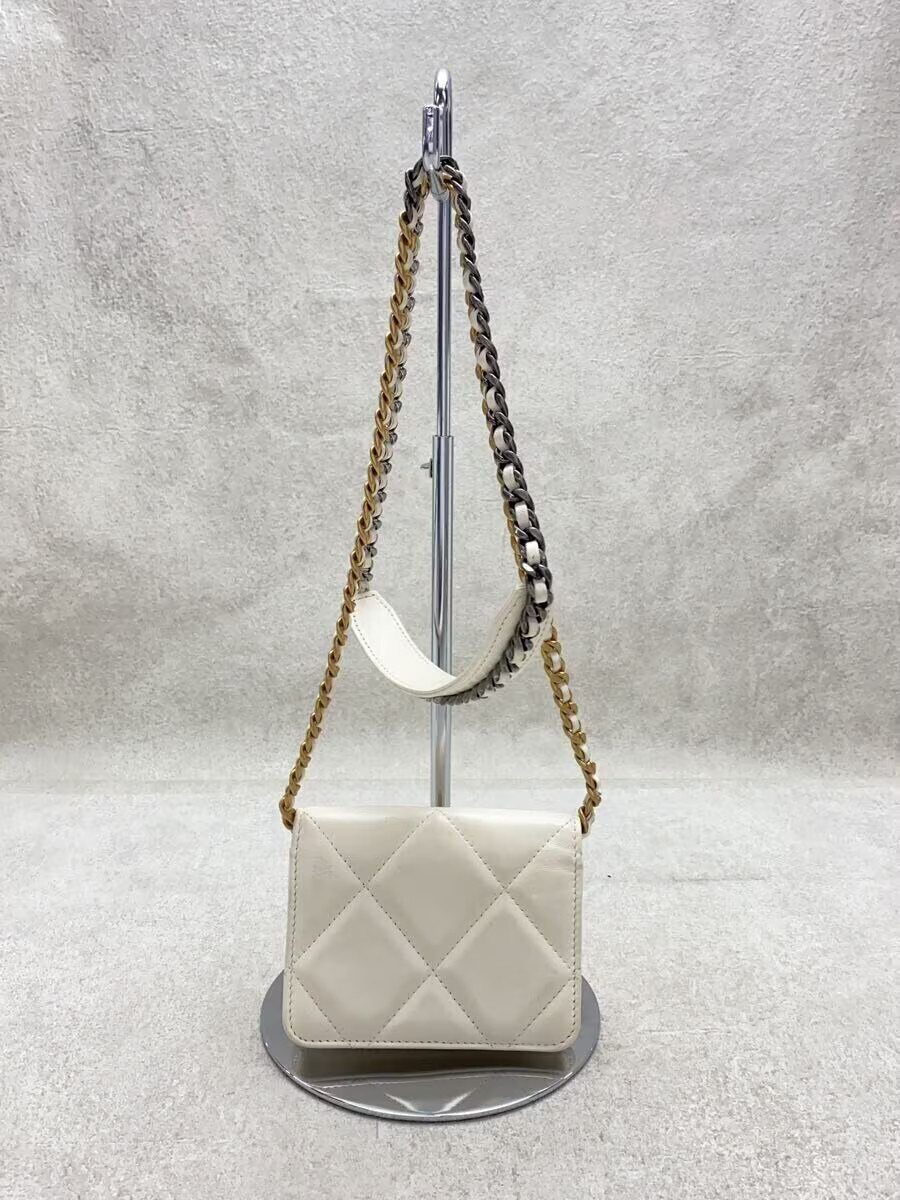 CHANEL Chanel 19 Mini Matelass Stains Scratches Discoloration Present Shoulder B