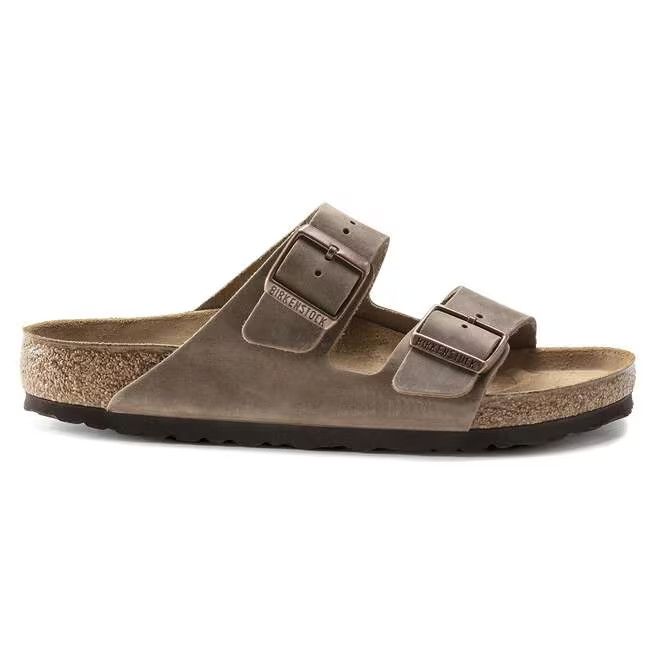 Birkenstock Arizona Soft Footbed Oiled Leather Habana and Tobacco Brown Sandals