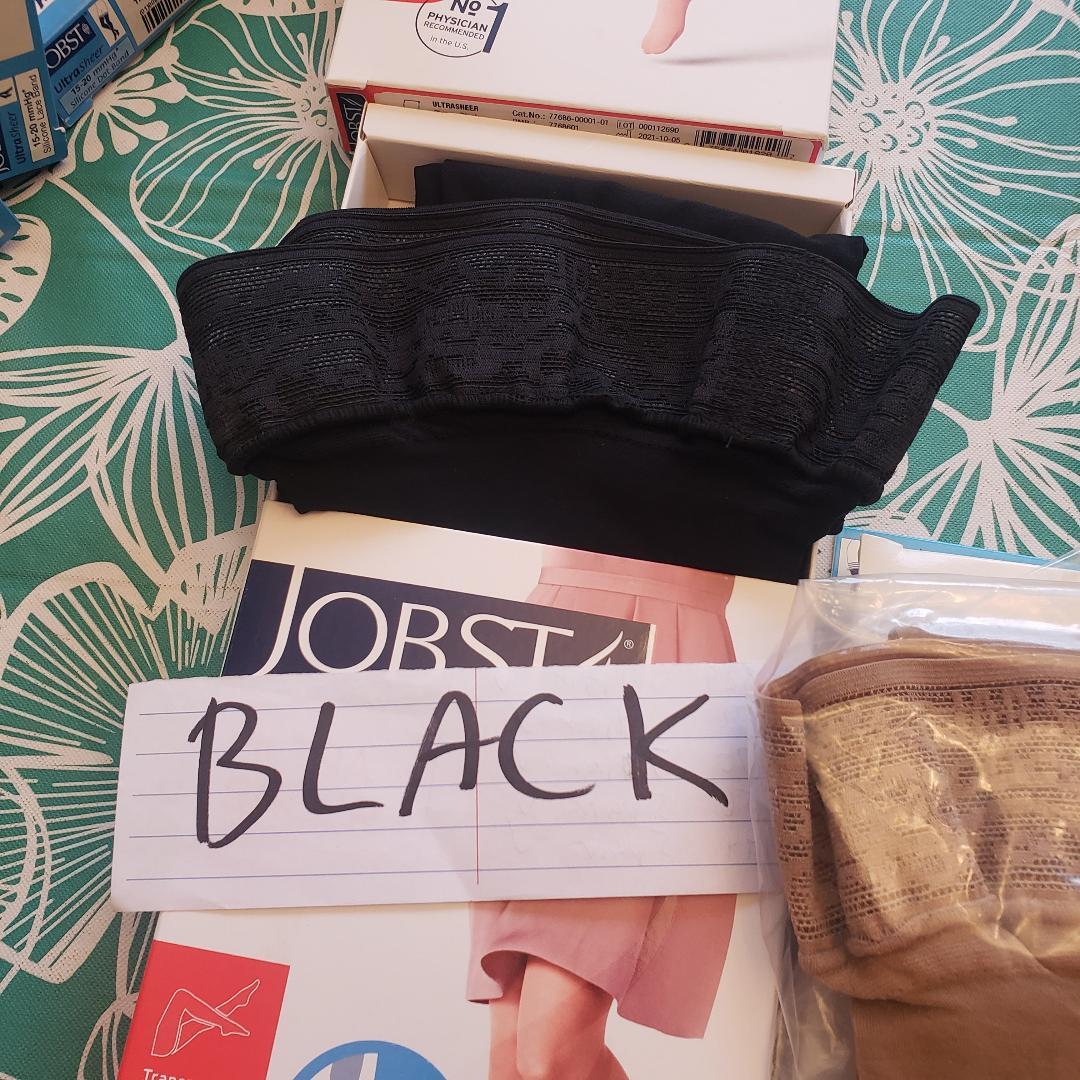 Jobst Ultra Sheer CT 20-30 Compression THIGH High Stockings Size Color Lace Regu