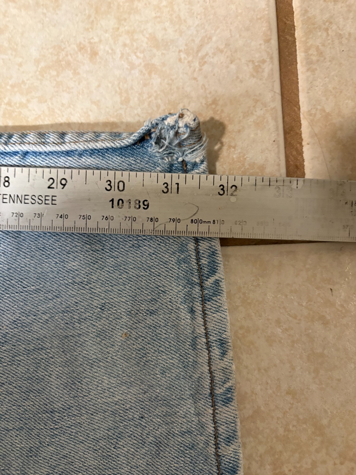 Vintage 90s Levis Silvertab Baggy Jeans Mens True 34×31.5 Light Wash Made in USA