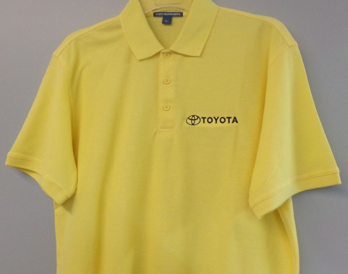 TOYOTA Mens Embroidered Polo XS-6XL, LT-4XLT Camry Corolla Tundra New