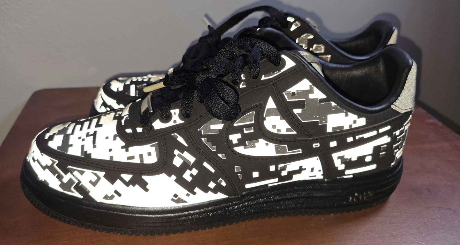 Size 10.5 – Nike Lunar Force 1 Digi NRG Camo Black