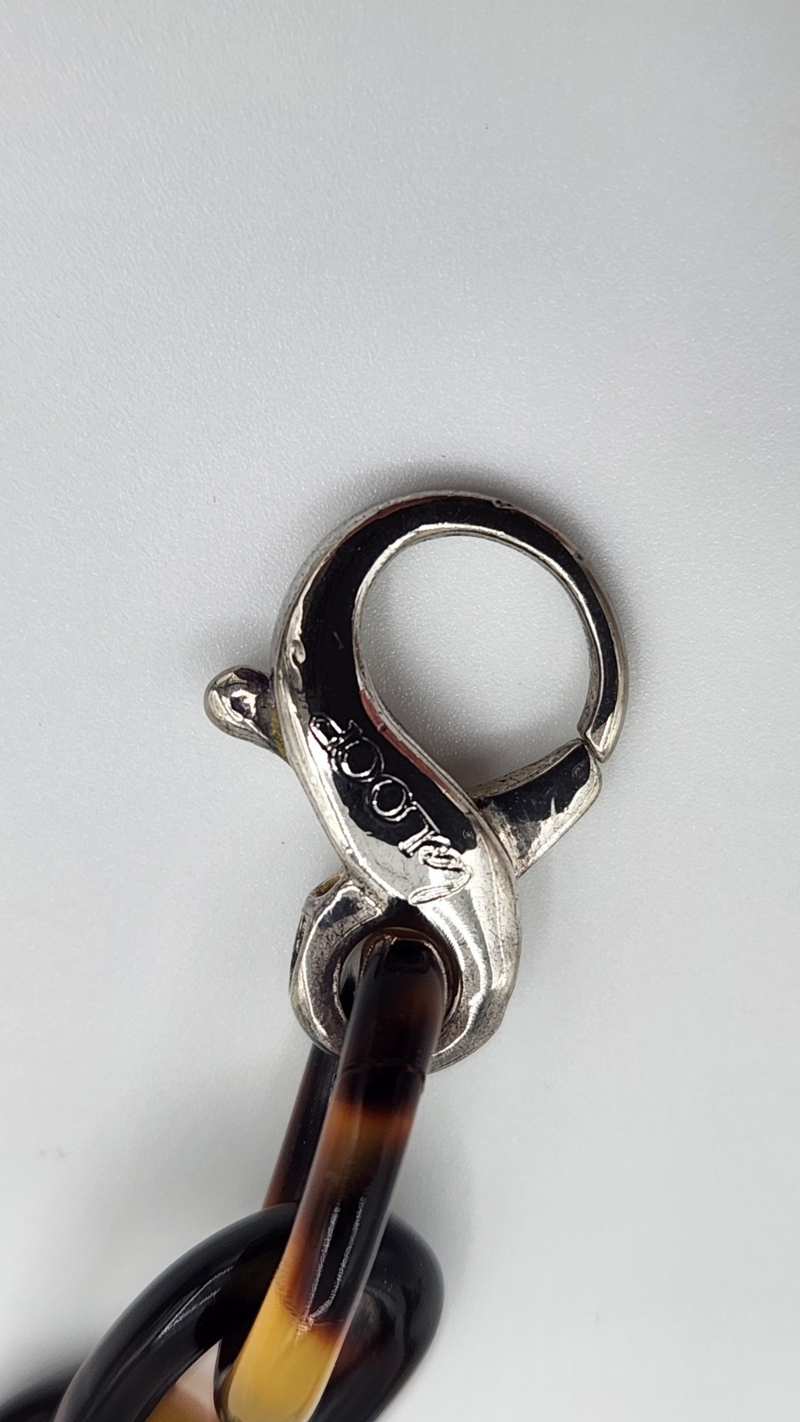 La Loop Eyeglass Holder Loop Necklace W/ 925 Clasp “The Tonne Tort” 20 Inches