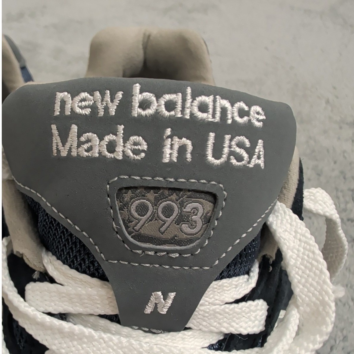 New Balance MADE in USA 993 Core Navy MR993NV Men’s Shoe Size 12 width 4E READ